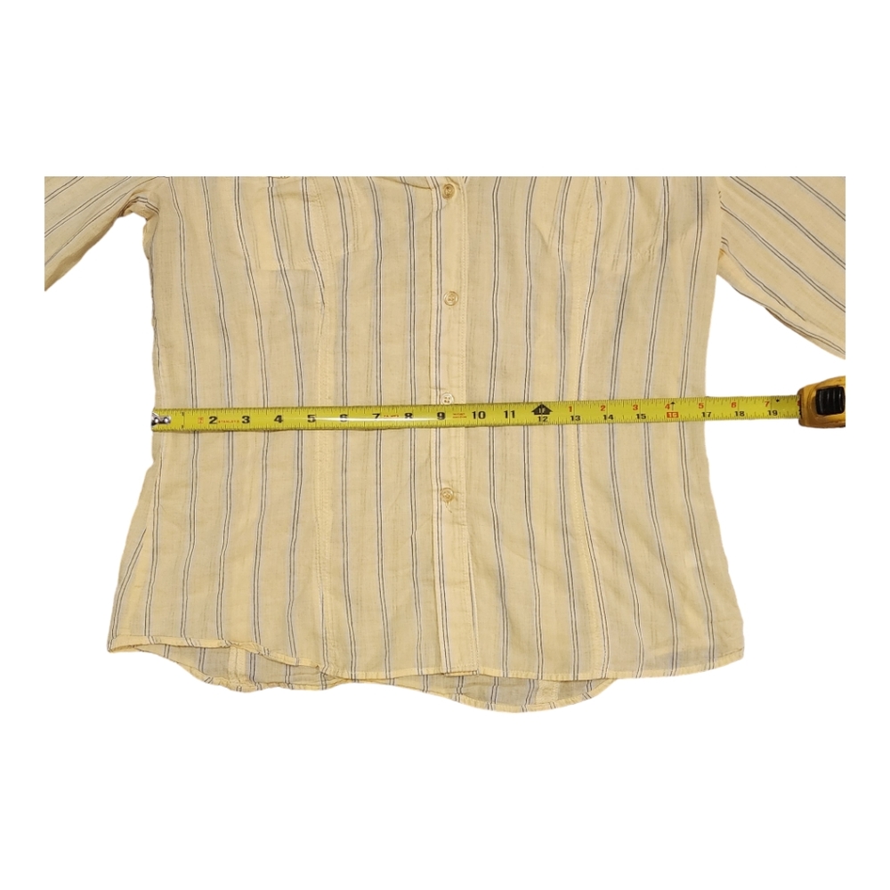 New York & Company Women's Collared Shirt, Front Button Down Closure, Si… - Picture 5 of 15